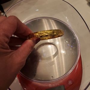 24k gold bangle
